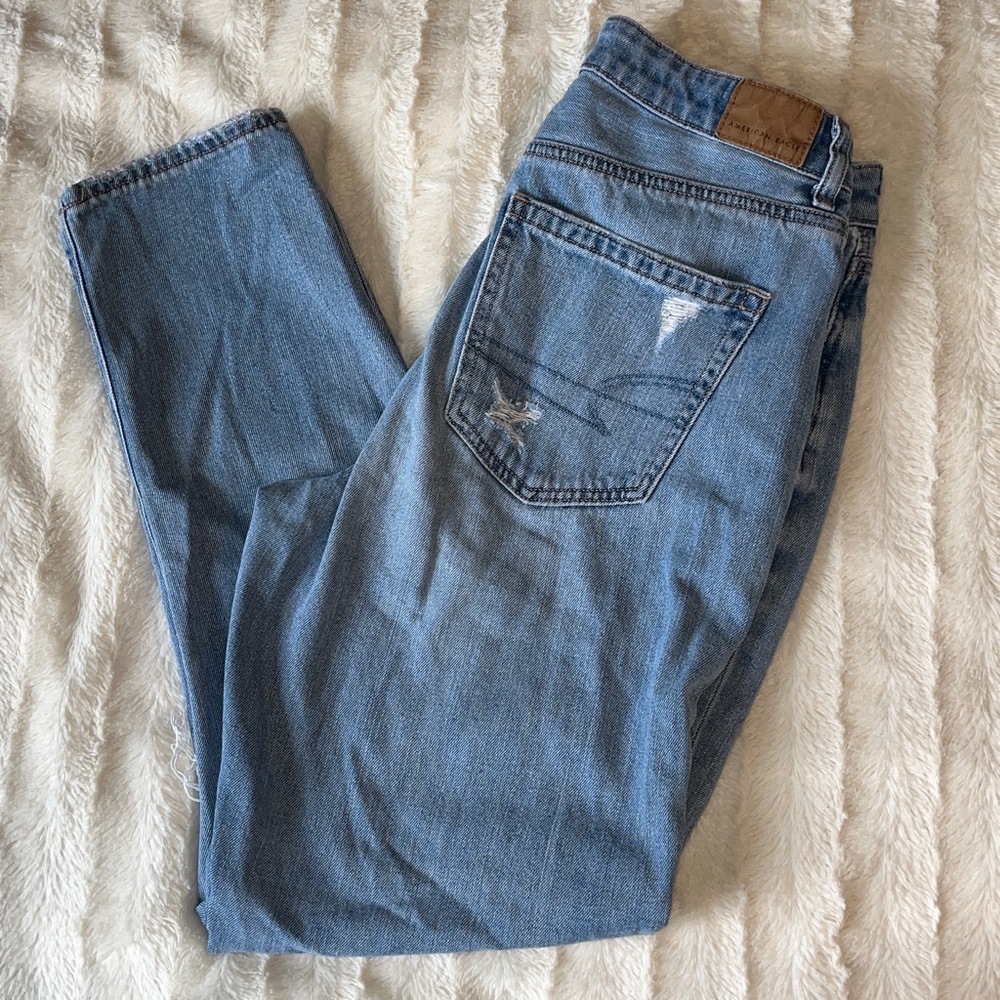American Eagle Outfitters Light Blue Straight Jeans